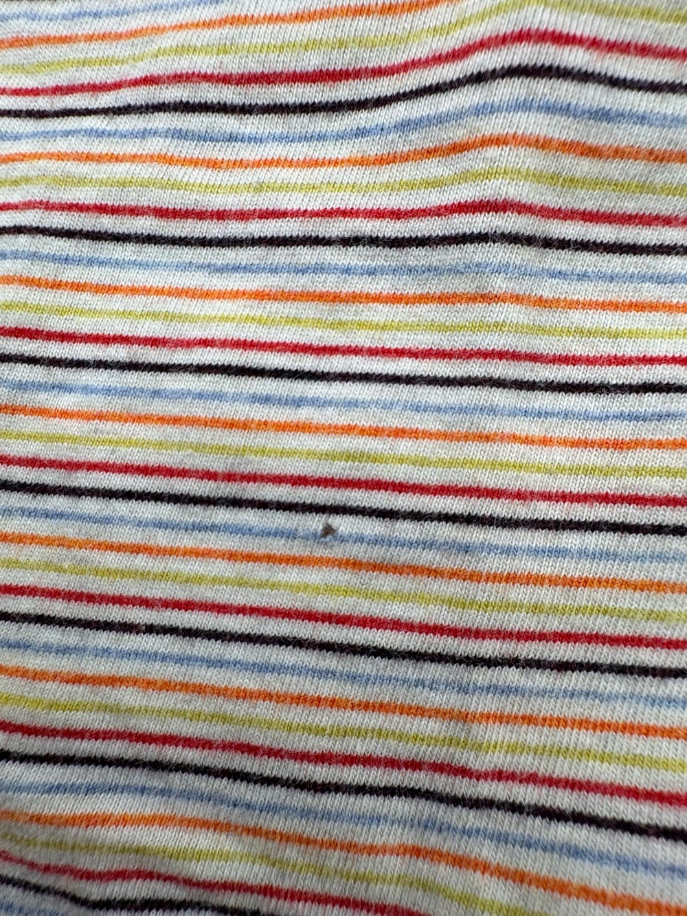 Patagonia Polo Men Small Beige Multicolored Striped Short Sleeve Hiking Outdoor - Picture 4 of 10